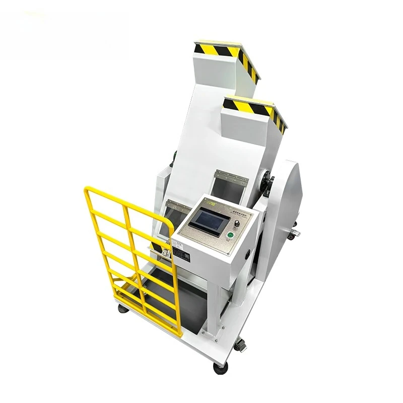 

Zhijia double roller drop testing machine repeated tumbling drop testing device 2 stations 1 meter high-end touch screen