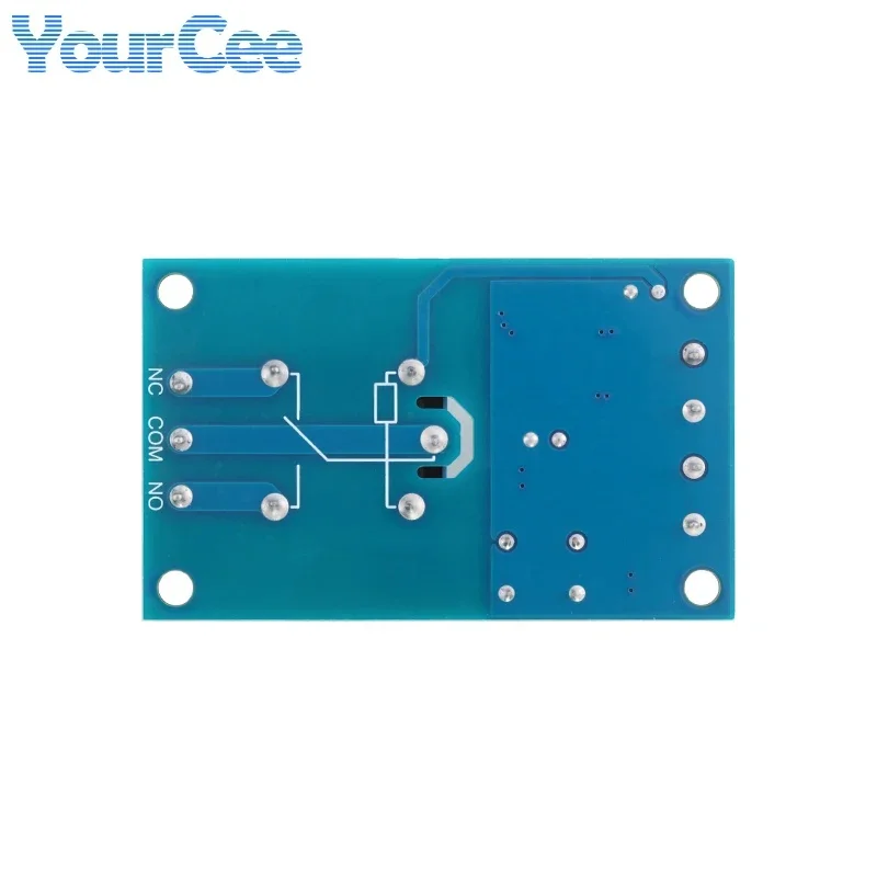 5V 12V 24V Single Button Key Bistable Relay Module Start-Stop Self-Locking Automotive Modification Switch