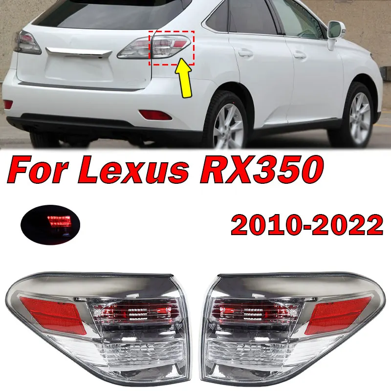 Car Exterior Accessories For Lexus RX350 2010 2011 2012 Auto Rear Tail Light Signal Lamp Warning Brake Light Taillight Assembly