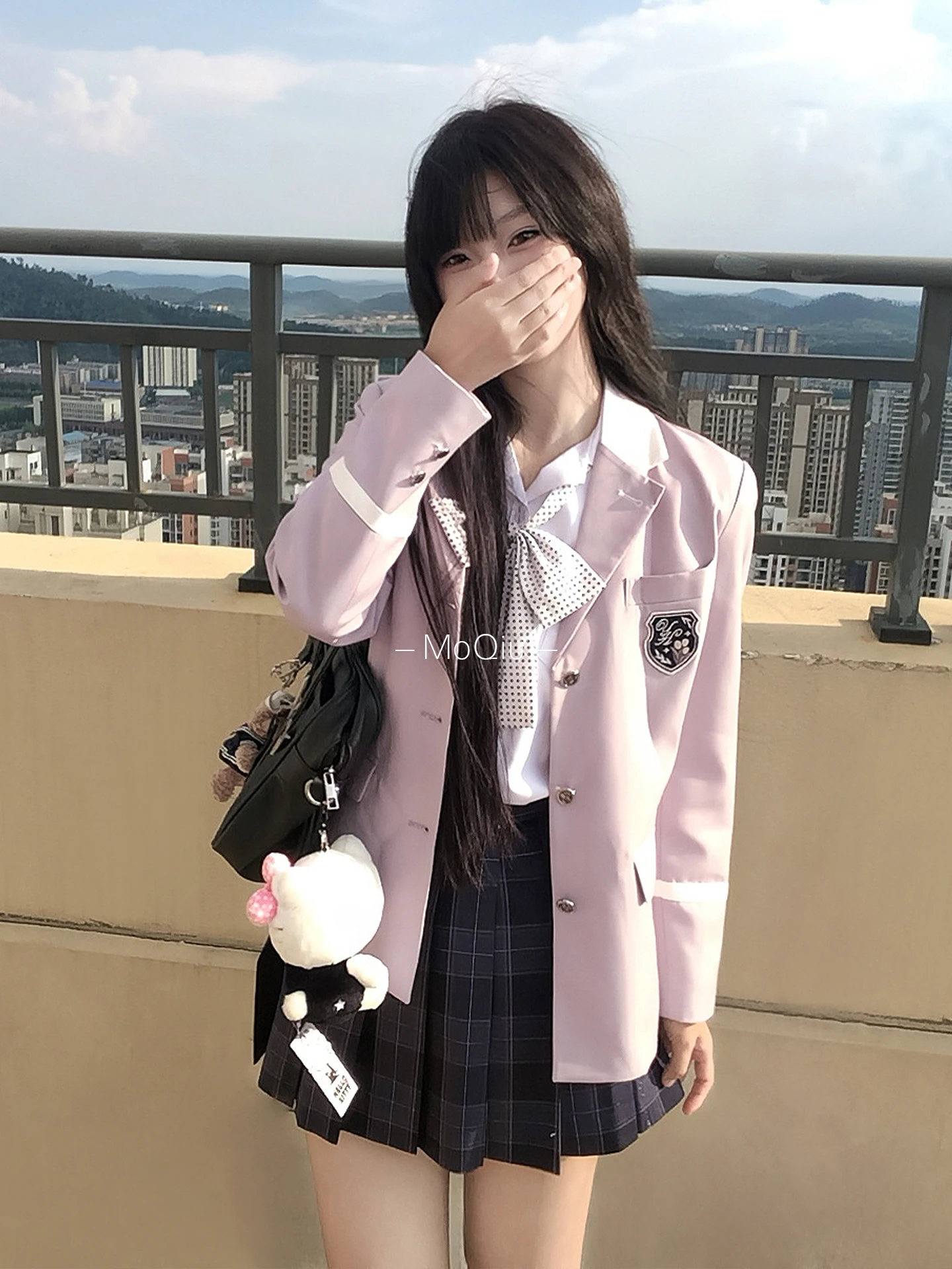 Herfst JK Uniform Taille-Cinching Blazer Origineel Ontwerp Japanse Stijl College Stijl Top Jas Vrouwen 2025, Nieuwe Blazer Vrouw