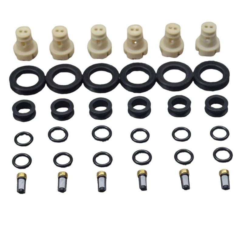 1Set/36Pcs Comprehensive Fuel Injector Repair Kit For Toyota 3.4L V6 1994-2004, Models FJ585 23209-62040 23250-62040