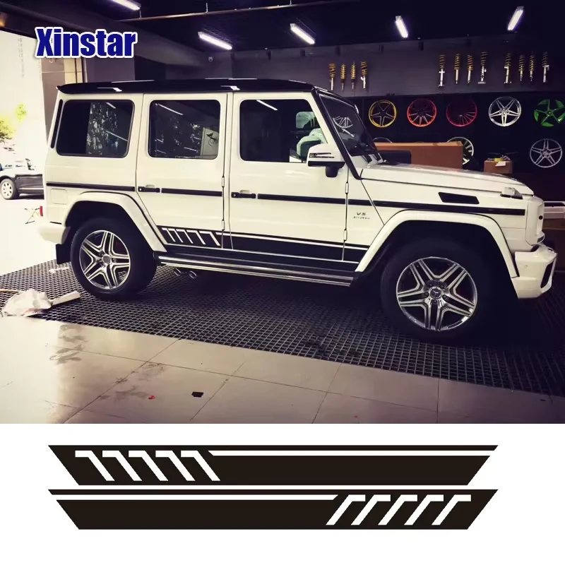 

1Set Car Side Sticker For Mercedes Benz G63 G500 Edition G65 W463 G55