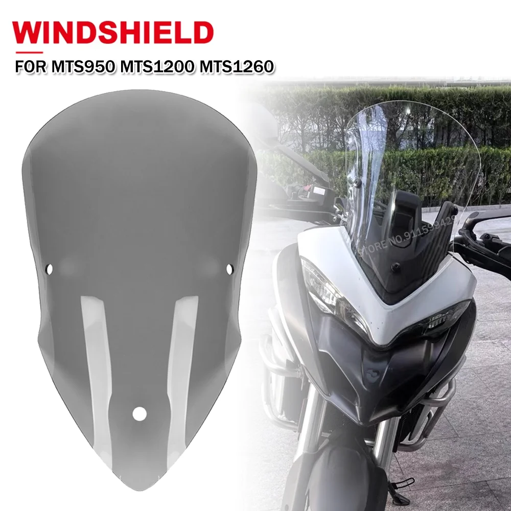 

Лобовое стекло мотоцикла для DUCATI MULTISTRADA MTS 950 MTS 1200 MTS 1260 MTS 1200 1260 950, ветровое стекло, увеличивающее высоту, ветровое стекло
