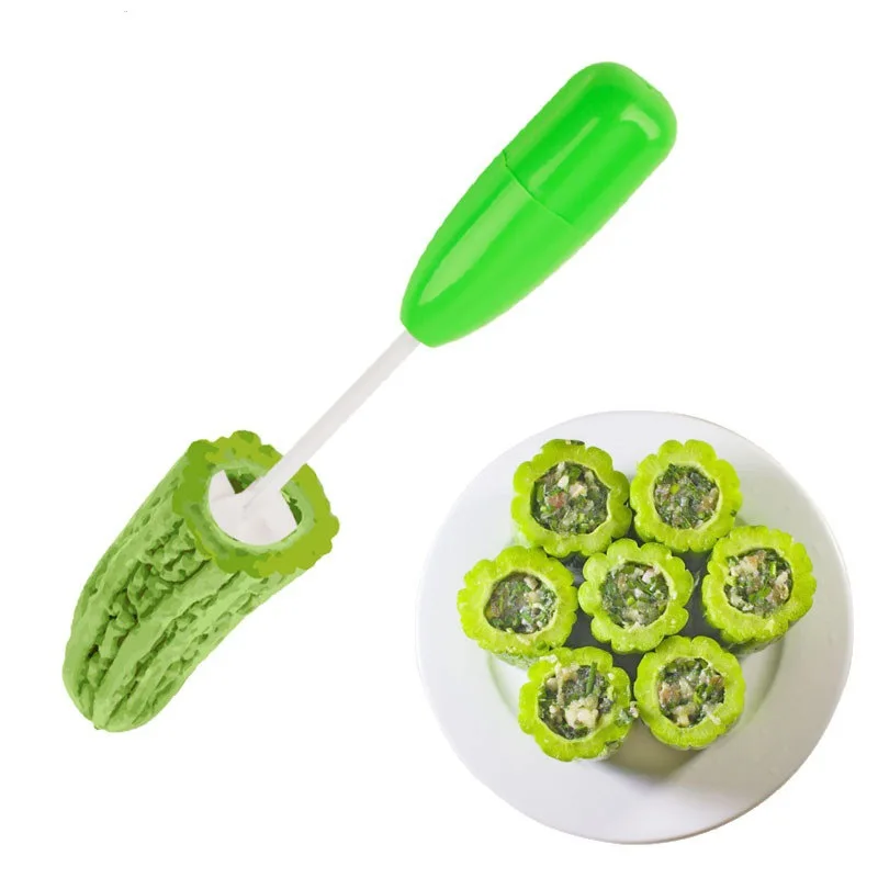 Corer Tomato Seeds Remover Pitter Fruit Core Seed Remover Cutter Vegetable Spiral Seed Kitchen Gadgets Zucchini and Eggplant