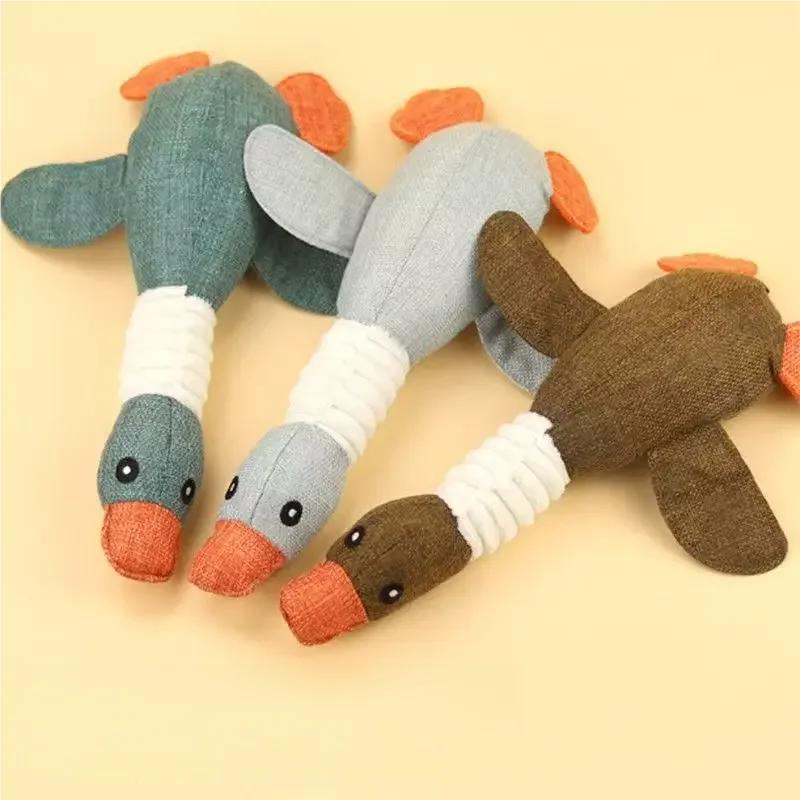 Quietschendes Plüsch-Knochen-Kauspielzeug für Hunde und Welpen – Lustiges Hundespielzeug für das Haustiertraining und als Hundezubehör – Detail 3