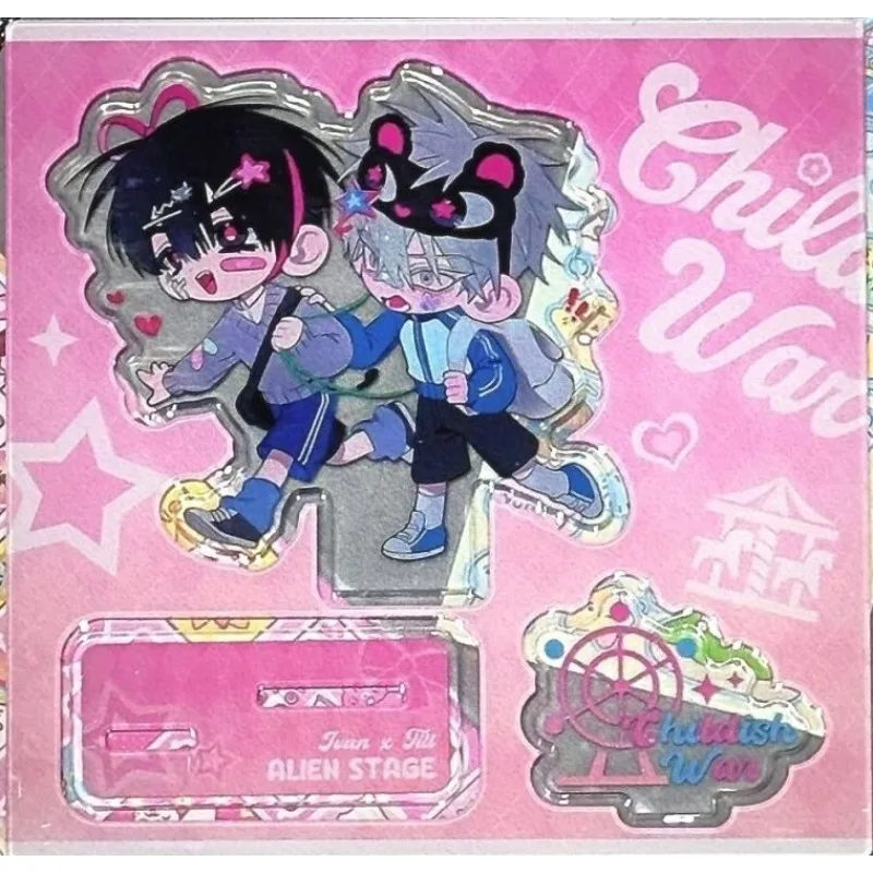 2025 الغريبة المرحلة التلفزيون أنيمي الاكريليك حامل الشكل عمل إيفان حتى الطرفية الشكل الاطفال نماذج لعبة الحلي هدية عيد ميلاد #2