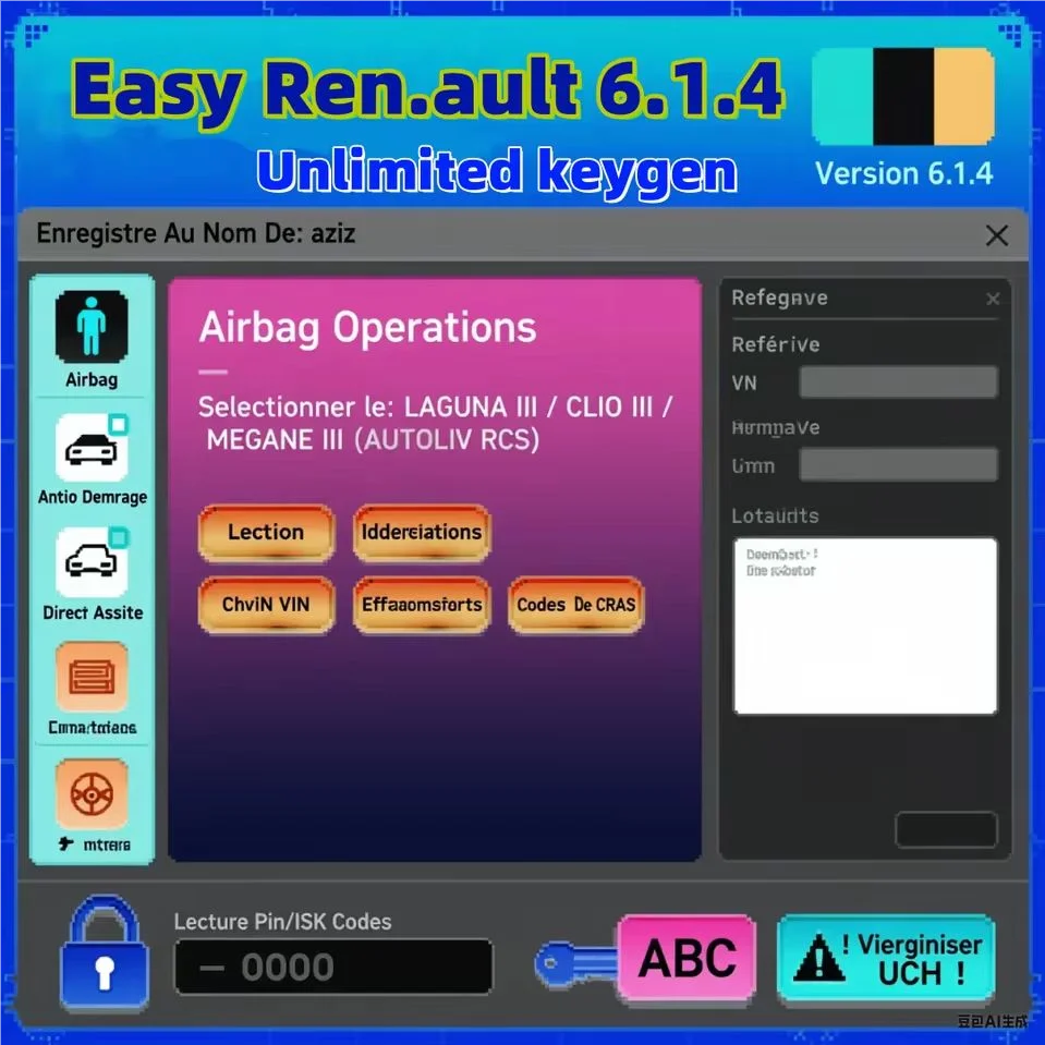 

Best UCH Cleaner WORK with Renolink Easy Ren/ault 6.1.4 Key Maker Dacia Edit Ecu for Programmer Clear Crash Airbag Card Keys