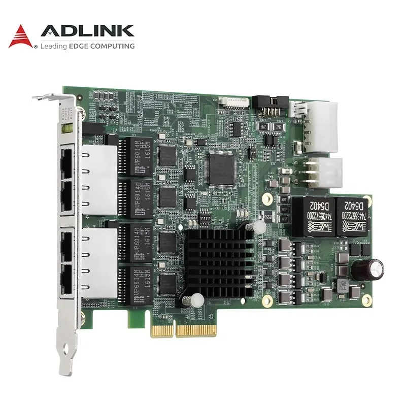 LingHua 4-channel image capture card POE network port power supply machine vision network interface card CPoE-AT/PCIE-GIE74C