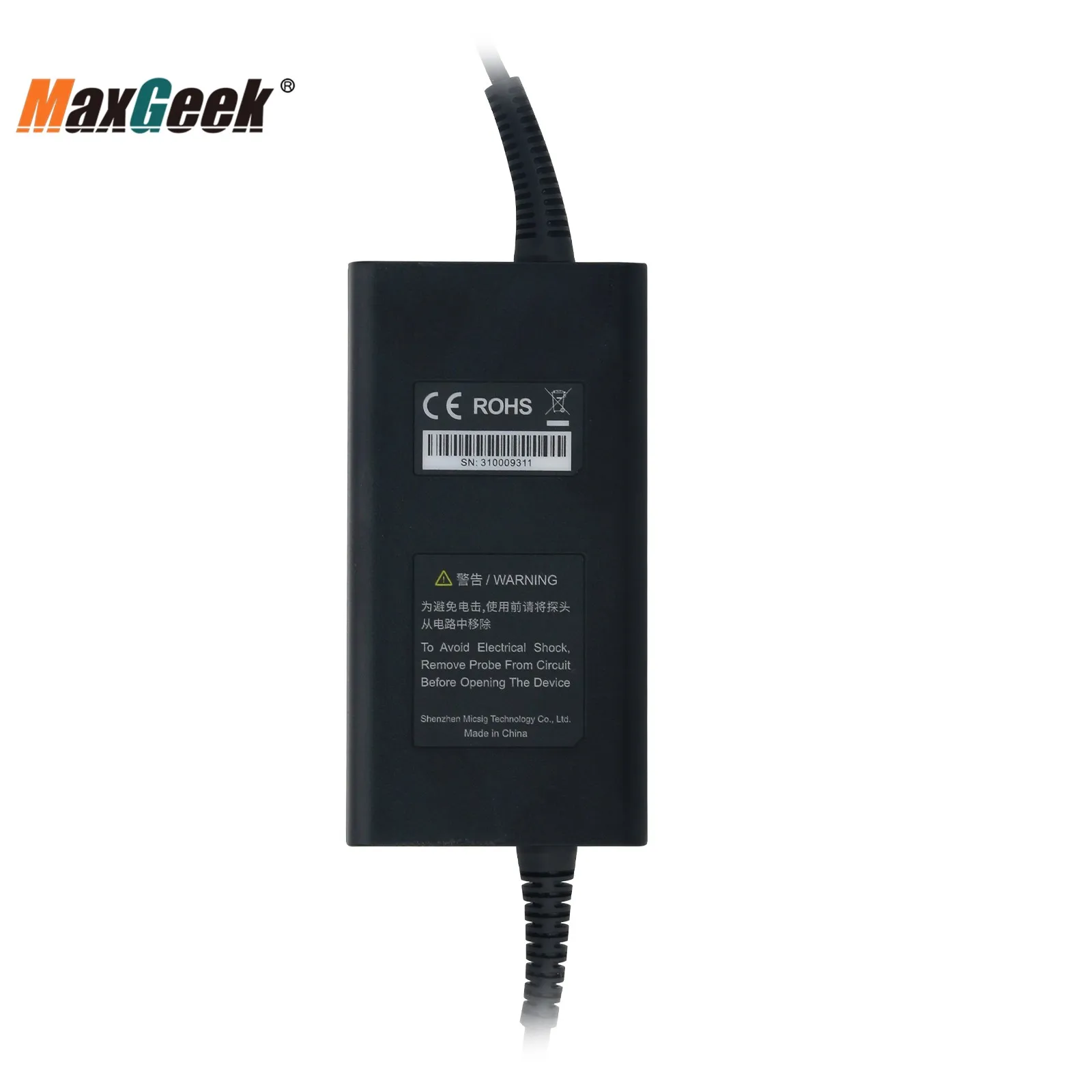 Maxgeek Micsig CP2100A/CP2100B 800KHz 10A/100A AC DC Current Probe USB Powered for Oscilloscopes with BNC Interface