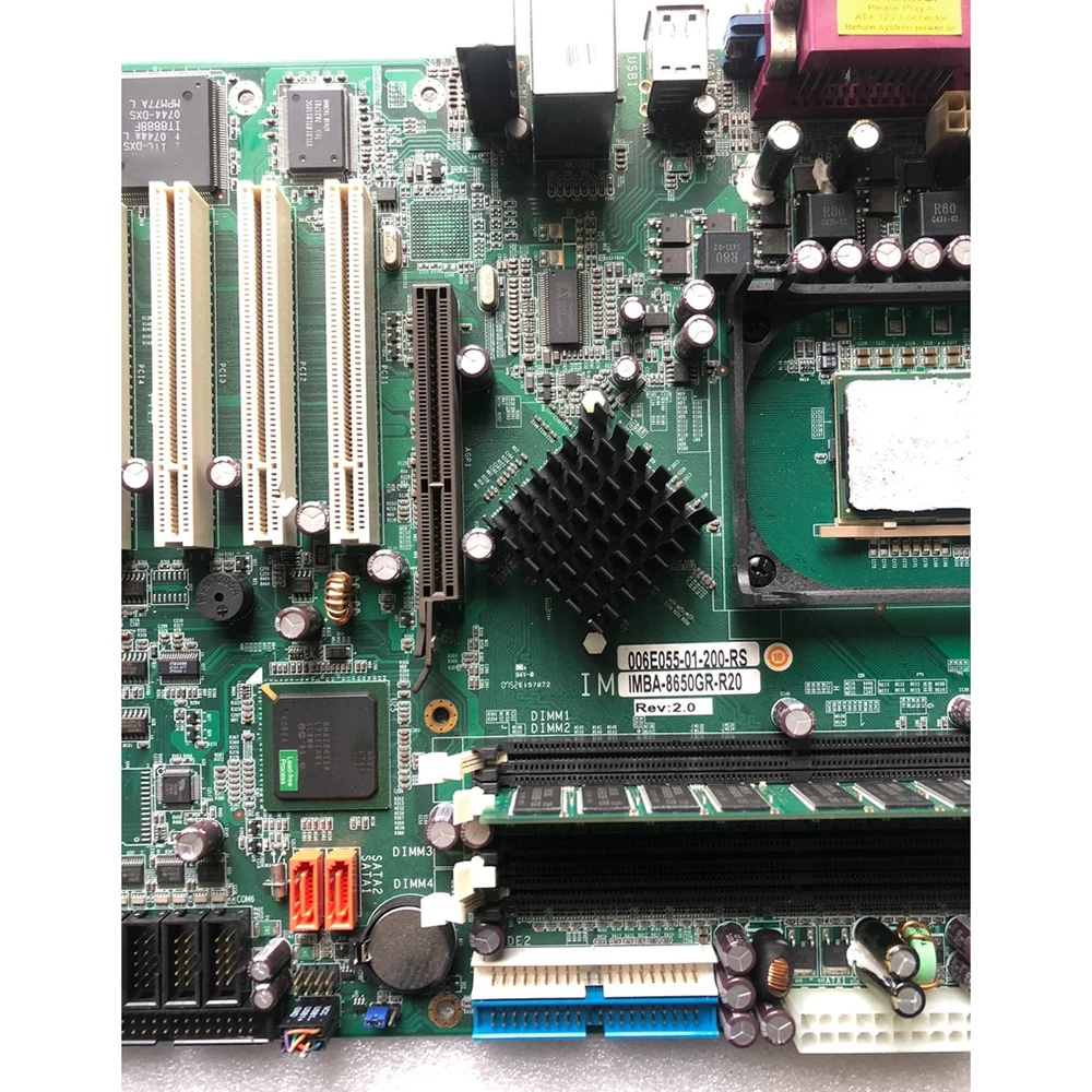 

For Industrial Control Motherboards With 2 ISA IMBA-8650GR-R20 REV:2.0
