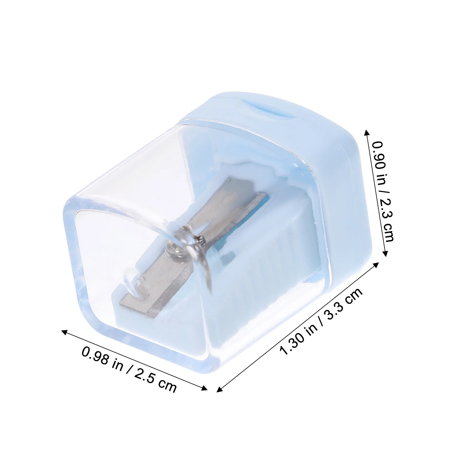 4Pcs Eyeliner Pencil Sharpener ABS Lid Tool for Eyebrow Lip Pencil Makeup Sharpener Compact Makeup Supplies