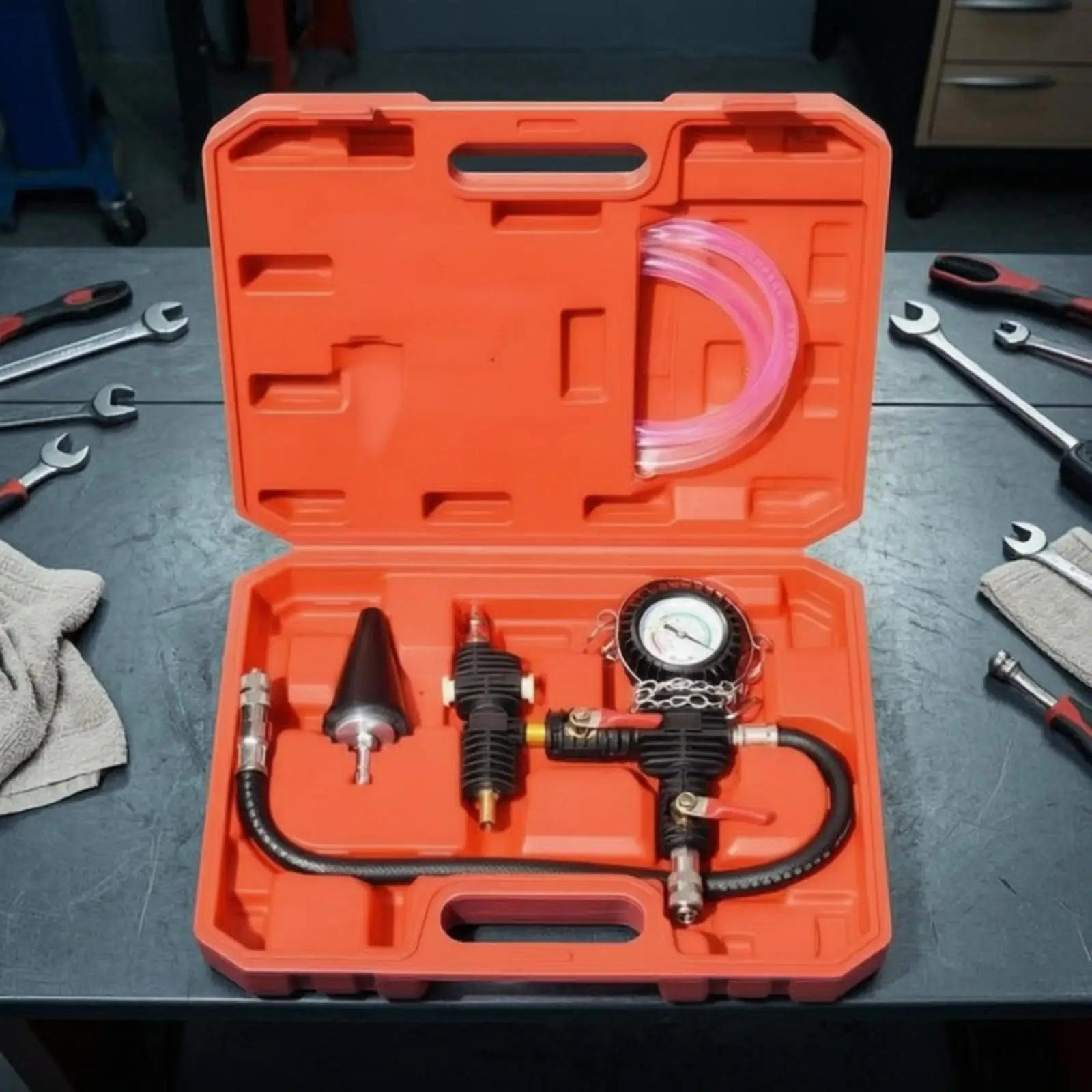 Coolant Coolant Replacement Tool Transparent Vacuum Coolant Filler with Carrying
