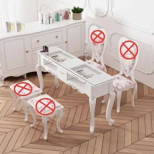 Nail Shop Paint Professional Manicure Table Light Luxury Double Economical Manicure Table for Nails