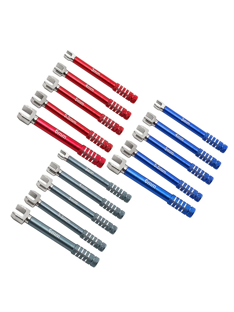 Professionelles RC-Schraubenschlüssel-Set 3/4/5/5,5/6 mm, mittlerer Kohlenstoffstahl-Schraubenschlüssel mit offenem Ende für Crawler-Auto-Verbindungs-Tuning-Werkzeug D339 – Detail 8