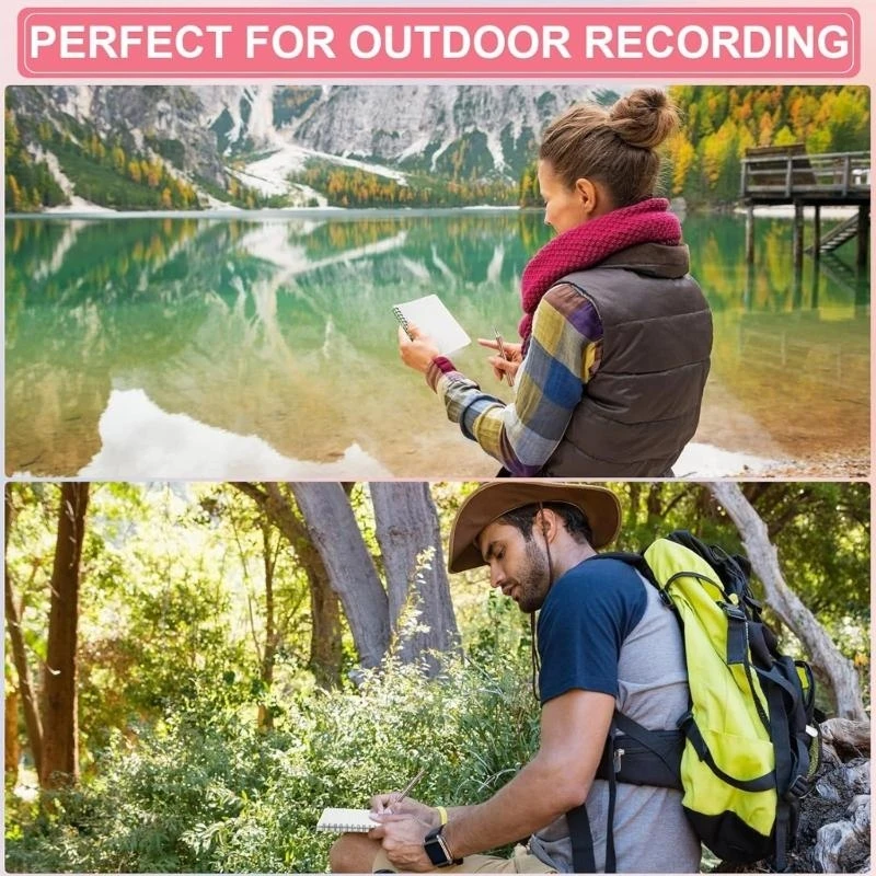 Notebook enlace bobina Twin 100 páginas Gridded 4x5.5 pulgadas notas notas periódico para escribir nota diario