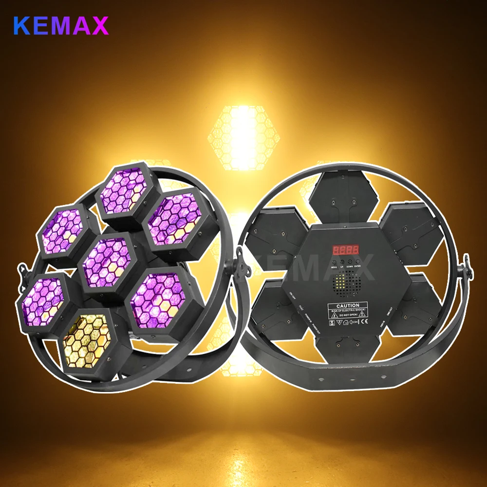 

7LED Stage Retro Light COB DMX Control Sound Activated RGBW Pixel Background Effect Disco Lighting for Wedding Concert DJ Club