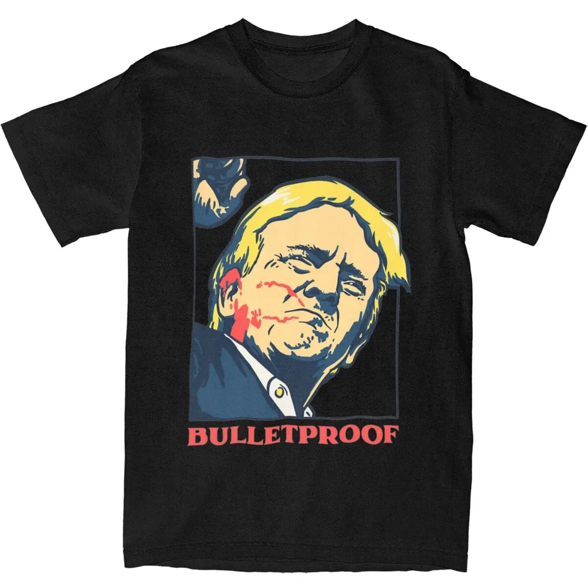 Trump Shot T Shirt Summer Bulletproof Pennsylvania Shooting Ultra MAGA 2024 We The People 1776 T-Shirts Cotton Harajuku Tshirt