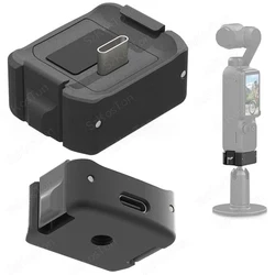 Charging Base for DJI Pocket 4 3 Type-C 1/4 Mount Adapter Potable Gimbal Camera for DJI OSMO Pocket 3 4 Camra Accessories