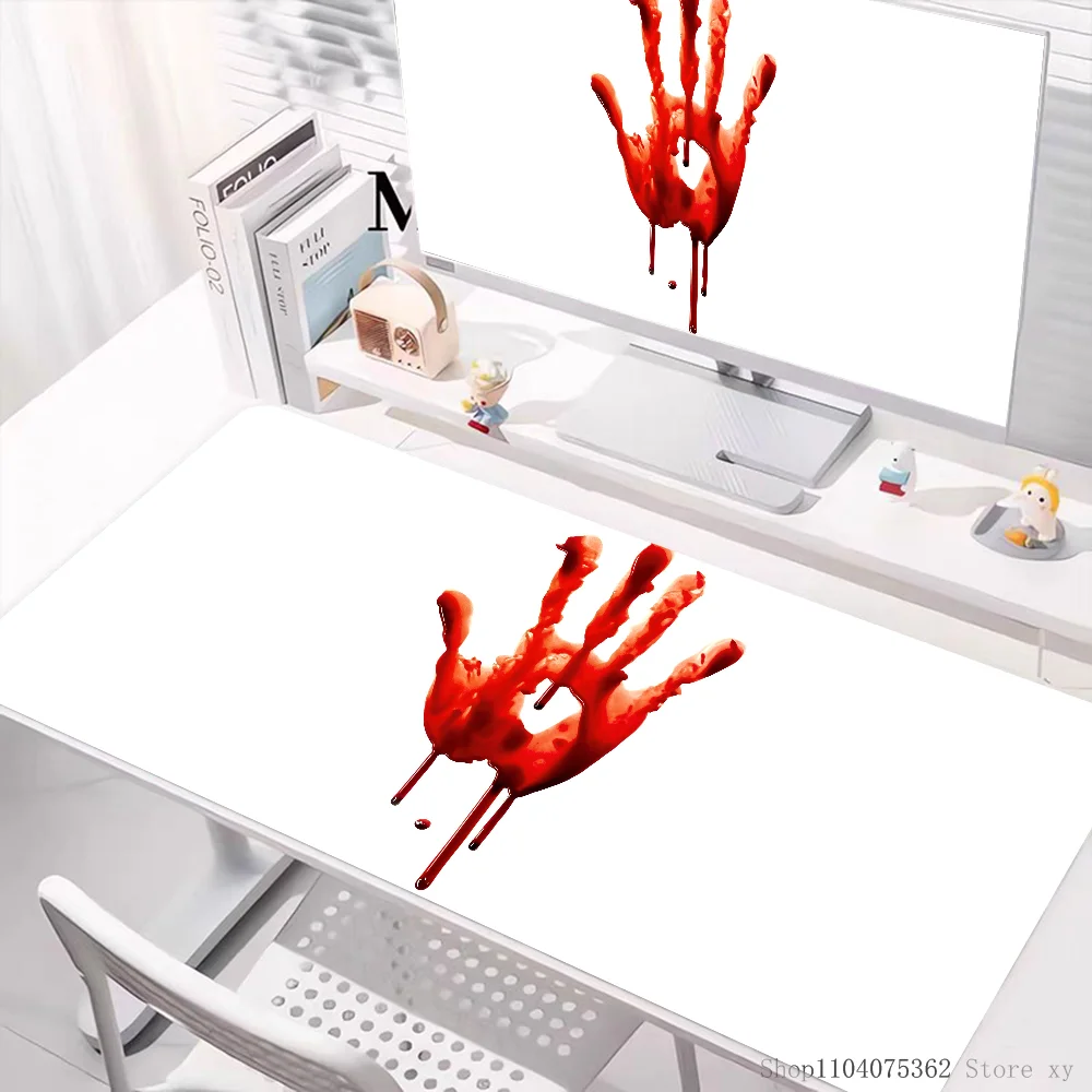 Mousepad Keyboard besar anti selip, Mouse Pad besar, bantalan Mouse Gaming, matras anti selip