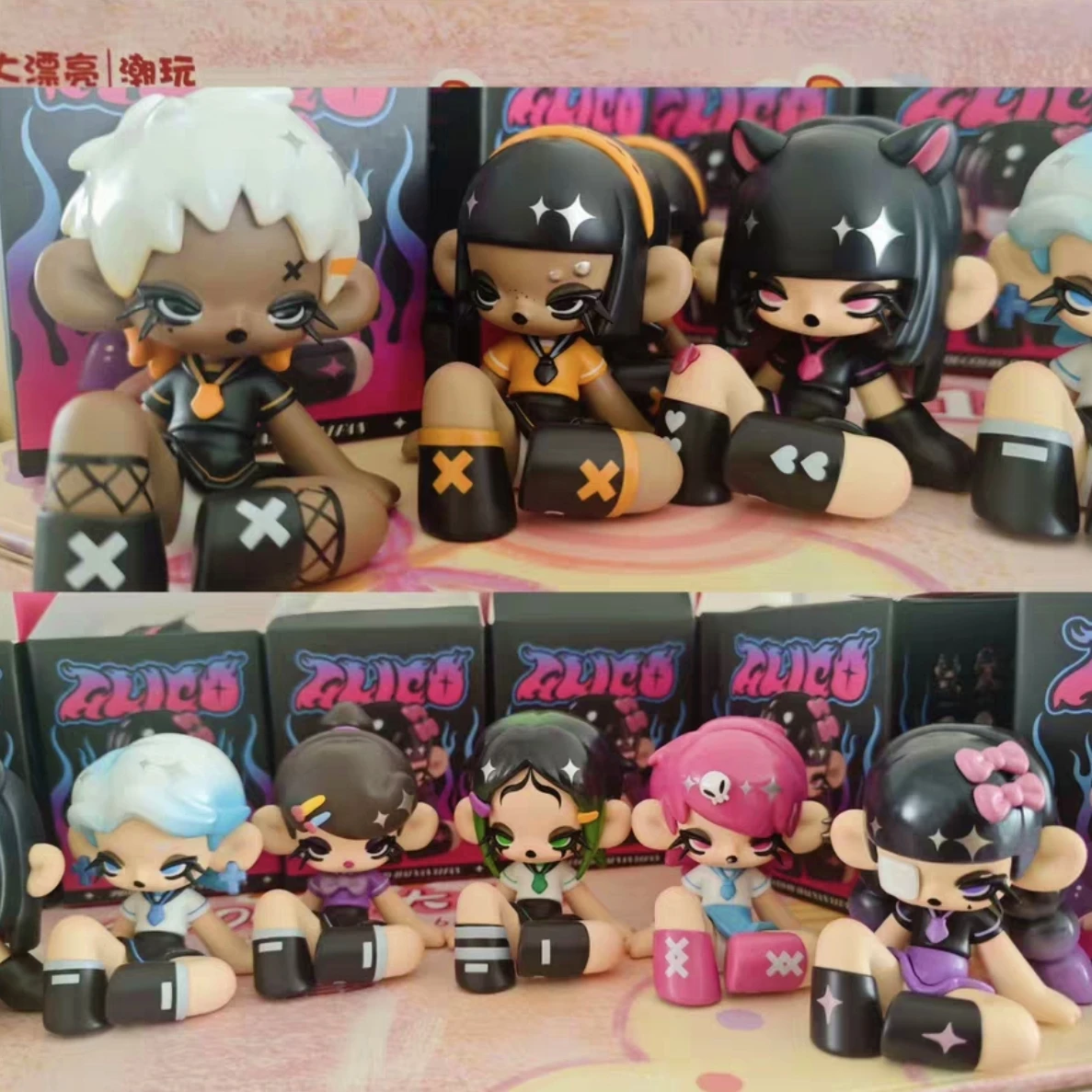 

Glico Fruit Hot Blood Женская High Series Mystery Box Toys Kawaii Аниме Фигурка Caixa Caja Mystery Box Подарок на день рождения для девочек