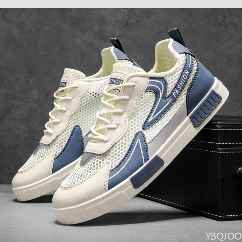 

Мужская весенне-летняя новая дышащая тонкая повседневная удобная нескользящая обувь, мужская повседневная модная обувь с сетчатыми вырезами