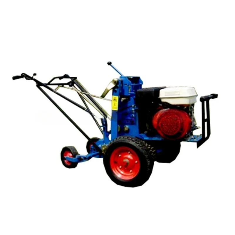 

Hand-held follow-up garden grass shovel turf machine