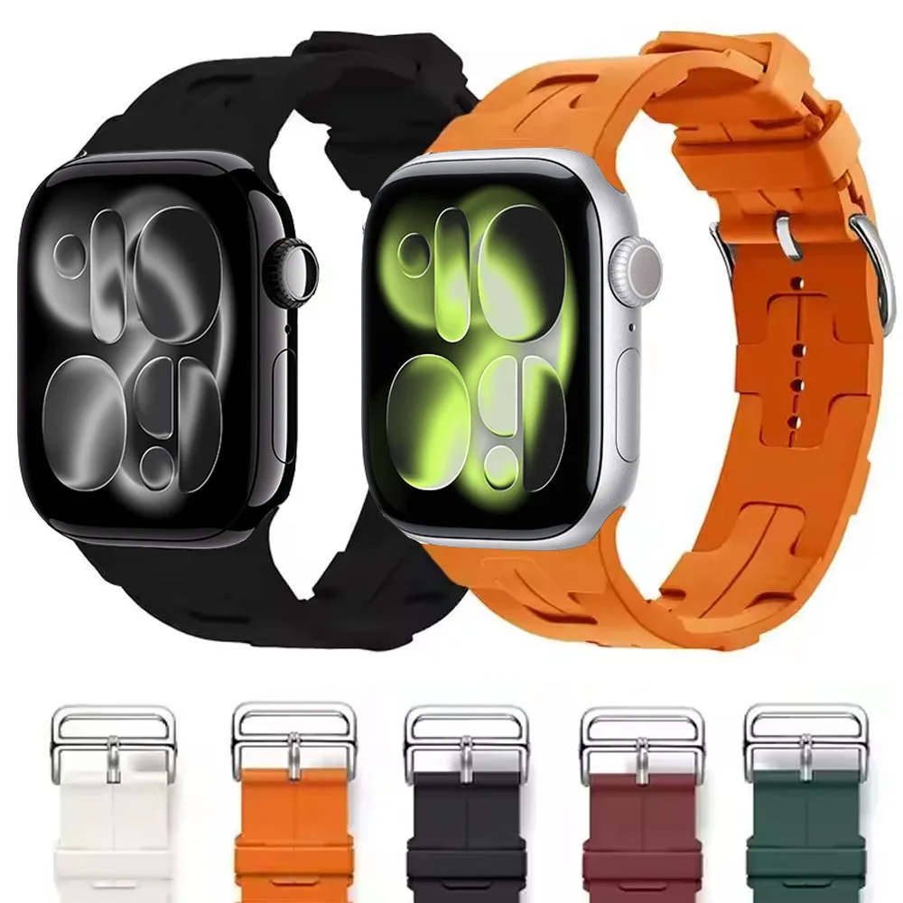 جديد لينة سيليكون حزام ل أبل ساعة Bnad سلسلة 11 46 مللي متر 42 مللي متر الترا 3 49 مللي متر 45 مللي متر SE3 44 مللي متر 40 مللي متر 41 مللي متر سوار iWatch10 9 8 7 6