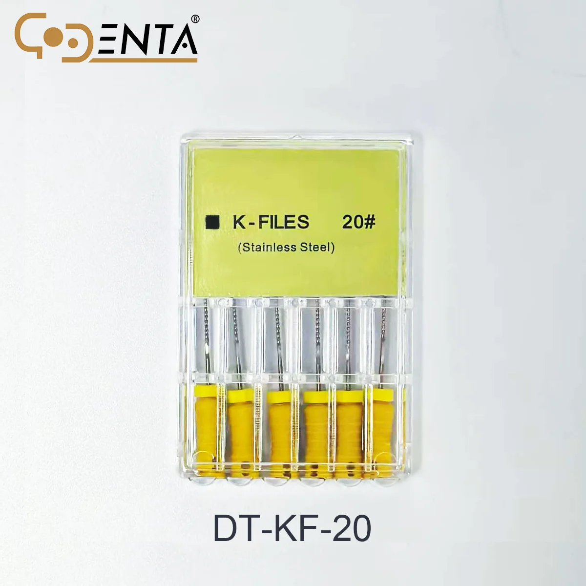 Dental K Files Stainless Steel - Handheld Endodontic File for Root Canal Treatment