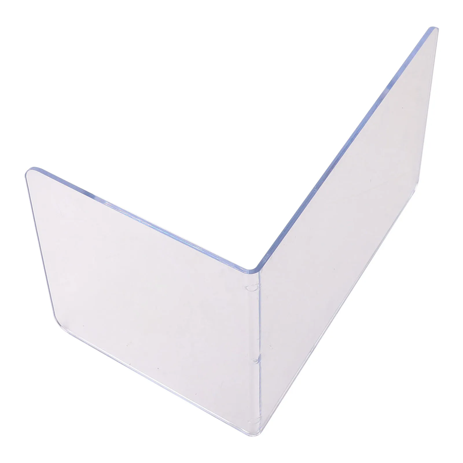 

Clear Organizers Acrylic Bookends Document Arrangement Minimalist Design Multi-functional Use Stability Assurance