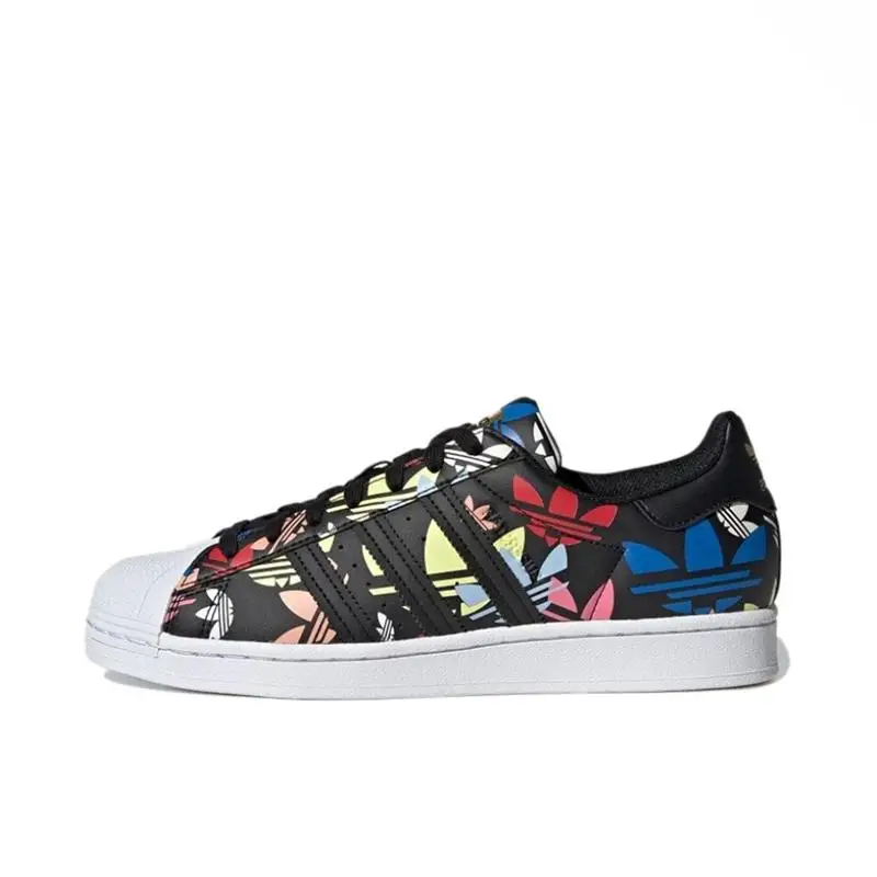 Adidas Originals Superstar Men and Women Low-top Fashion Board Shoes, Non-slip Wear, Comfortable and Versatile, Outdoor Leisure