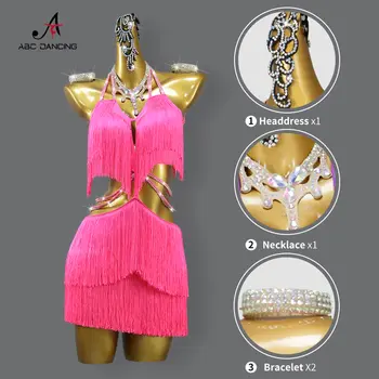 10 best sales Ragazza in abito da ballo latino - №4