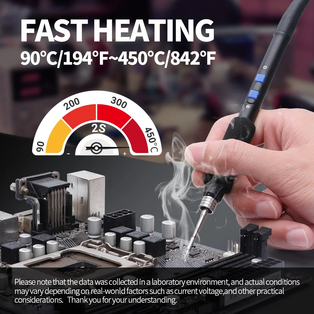 WEP 982-V الرقمية الكهربائية سبيكة لحام عدة C115 C210 C245 الدقة سبيكة لحام محطة لحام محطة إعادة العمل الصغيرة
