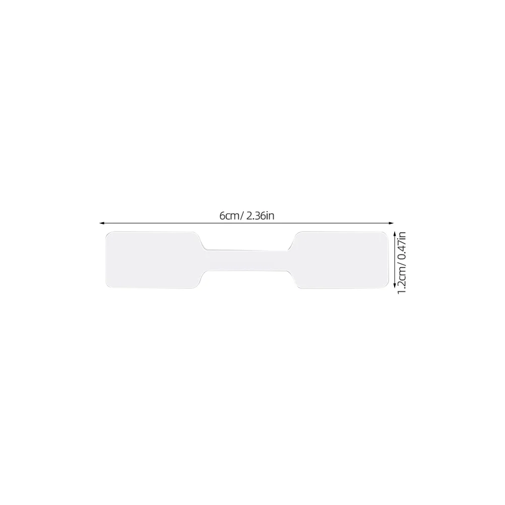 

100pcs Cable Label Writable White Electric Wire ganizer Self Adhesive Stickers Reliable Reusable School Office