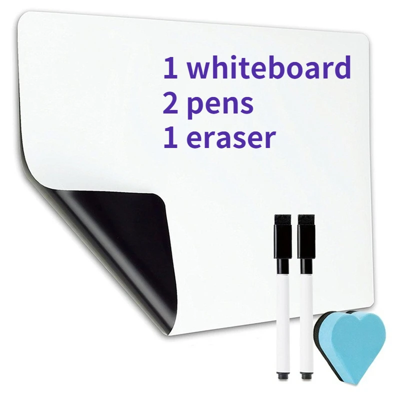 A3 Magnetic White Plate Erasable Refrigerator Note Magnetic Dry Erase Board