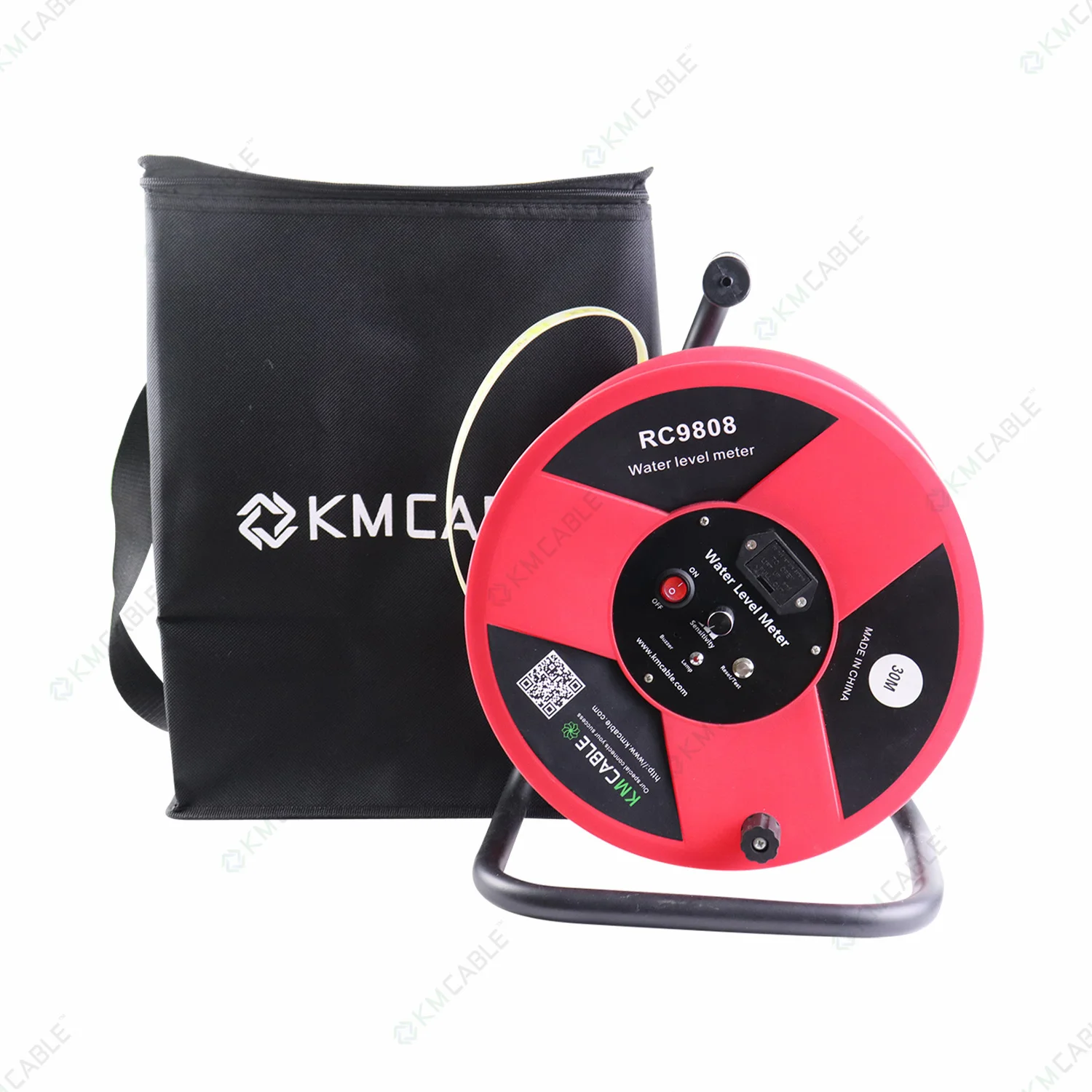 

KMCABLE Water Level Meter with Alarm 50m 100m 150m 200m 300m Borehole Deep Dip Meter