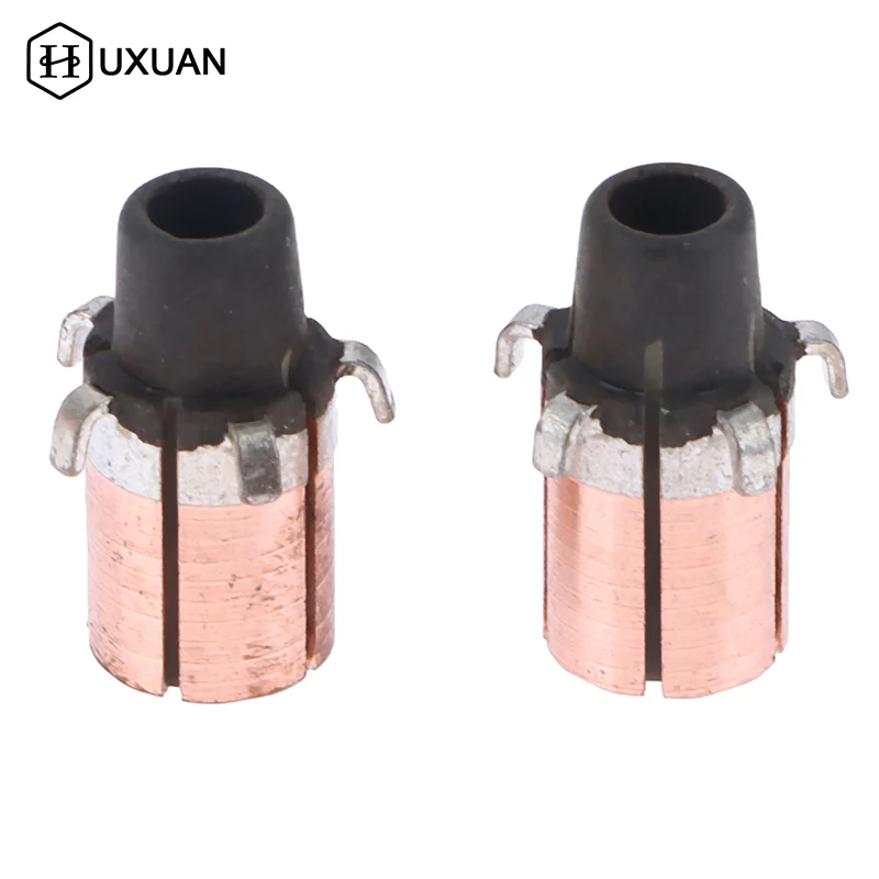1Pcs 10*5*14mm /7.6*3.175*11.6mm Hook-type Copper Commutator Micro Motor Commutator Rectifier Directional Copper Heads