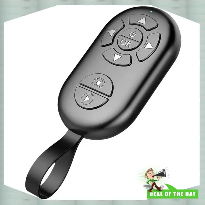 24-Hour Delivery 8 Button Wireless Phone Rechargeable Bluetooth Remote Controller Selfie Photo Shutter Page Turner For Tiktok Vi