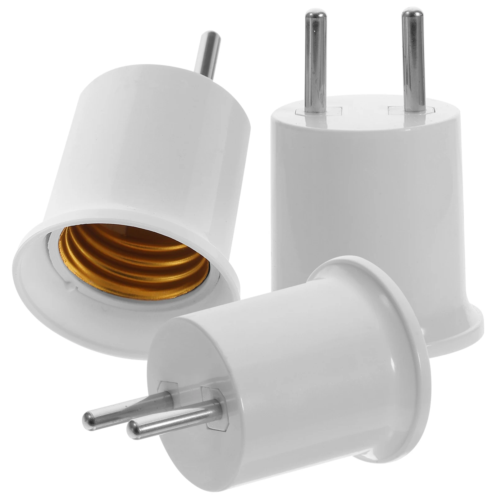 

3pcs Bulbs Plug In E26 Lamp Lamp Holder Adapter Socket Wall Outlet For Night Pathway Wall Light Light Socket Plug Use