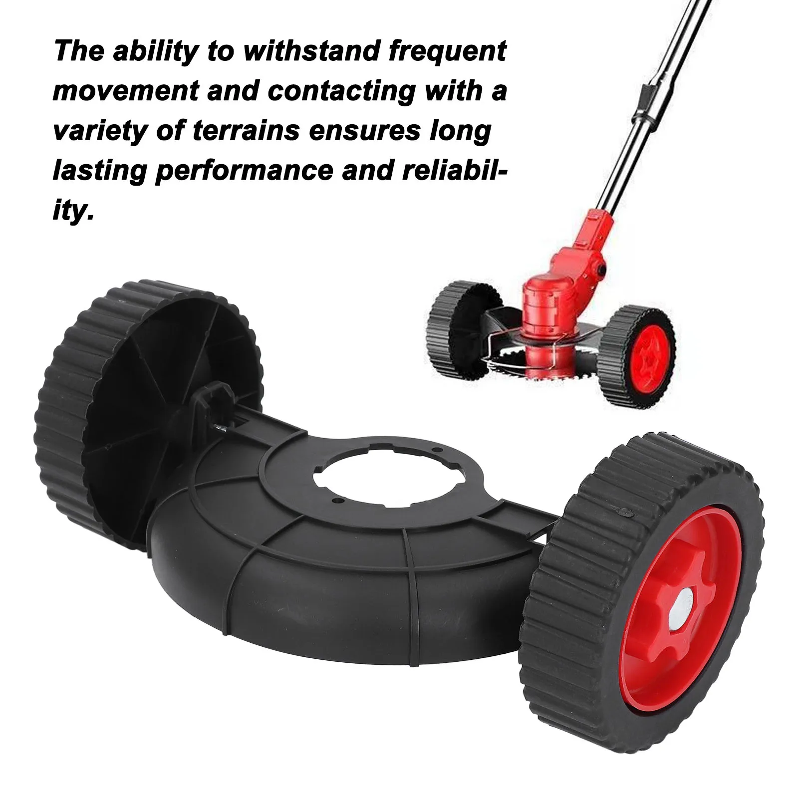 

Насадка-колесо для триммера, опорное колесо для триммера для травы, многофункциональное портативное вспомогательное колесо для триммера для травы