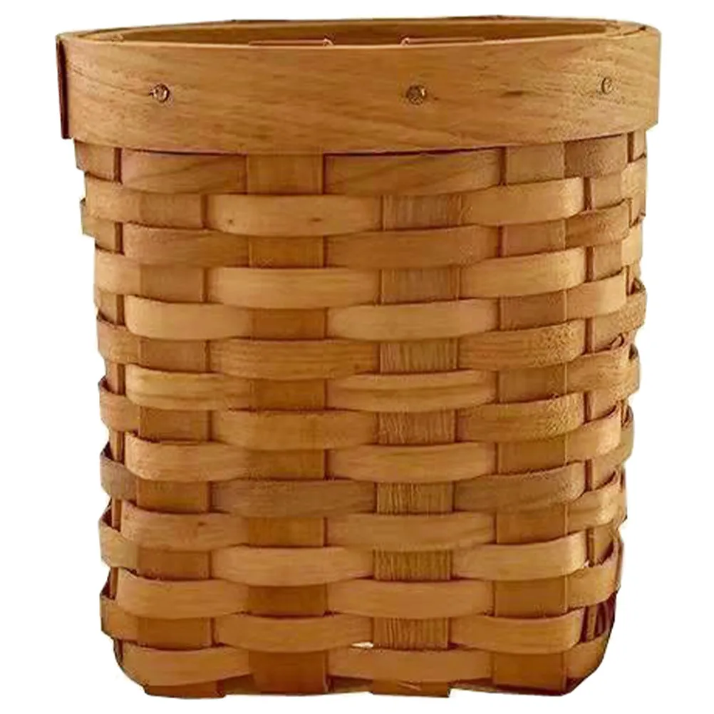 Woven Mini Basket Pen Holder Practical Pencil Cup Makeup Brush Holder Desk Storage Organizer Pen Cup Pencil Holders