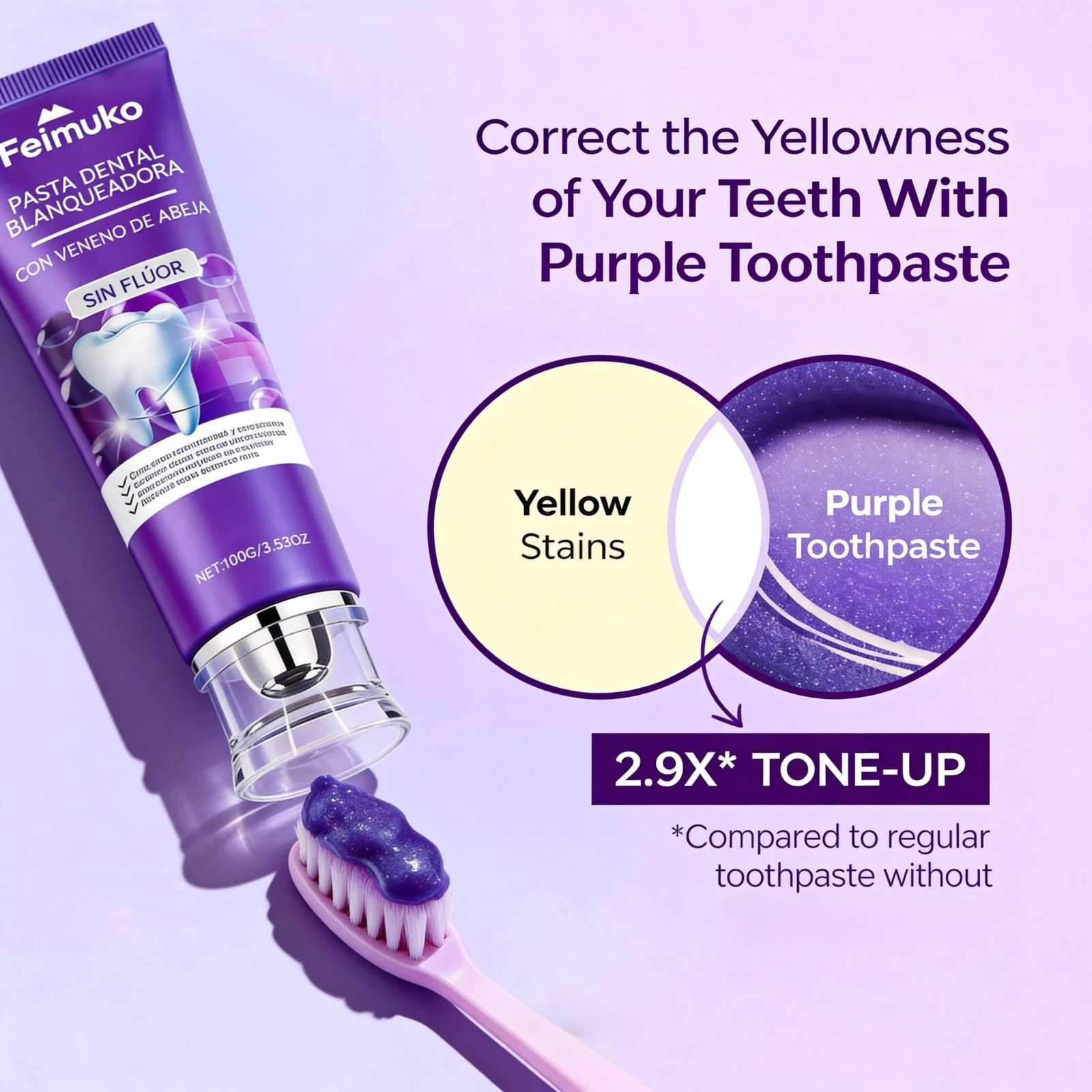 Arı Zehri Mor Diş Macunu Hidro - Teeth Whitening Mousse incelemesi ve fiyatı