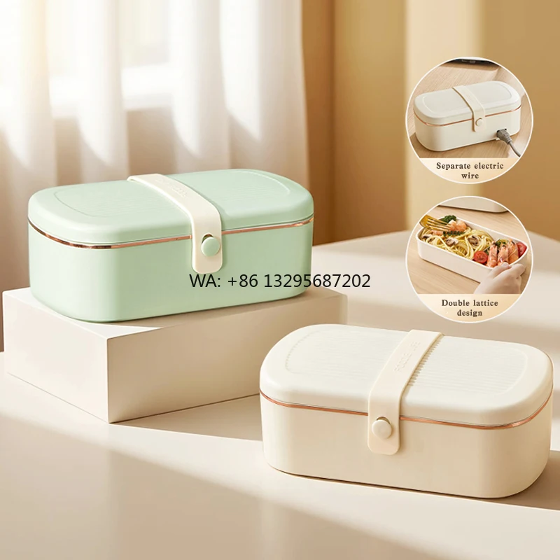 

YUEDISI 900ML Electric Heating Lunch Box Portable For Car Office Food Warmer Container Electric Lunch Box For Adults