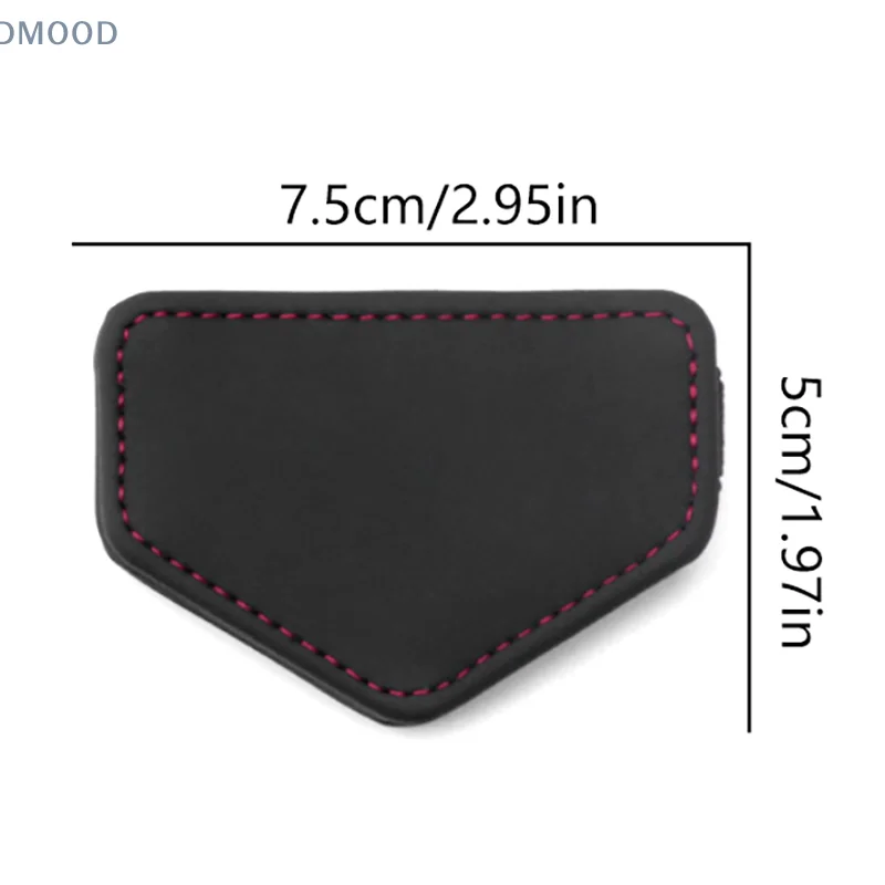 Clipes coloridos para cinto de segurança de carro, mini cintos de segurança magnéticos, limitador universal de couro pu, clipe fixo, acessórios para carro, interior 50x75mm