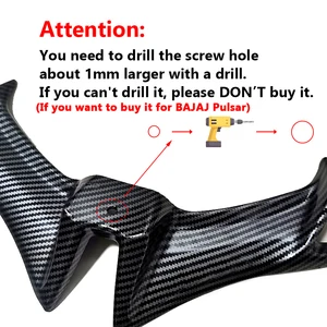 Wing Guard Forellass Front Carewood, Winglet Accessoires, Yamaha R15 V3 2017 2018 2019 2020 2021 6 Hauptverkaufsquadycle ATV - №3