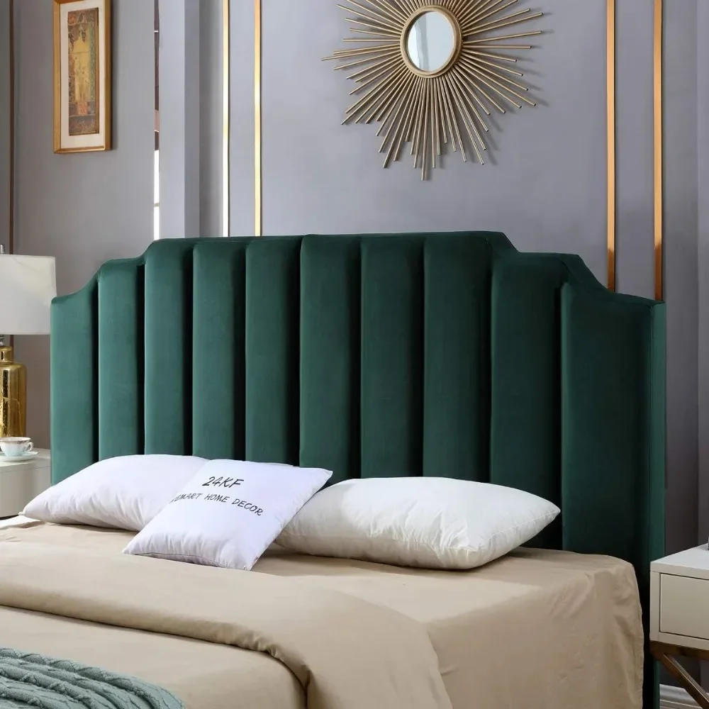 

Modern Velvet Upholstered King/Cal King Headboard, Tufted Headboard for King/Cal King Bed, Modern Vertical Channel Design