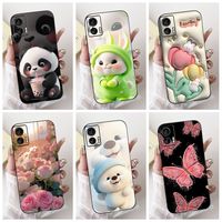 For Motorola Edge 30 LIte Case Cute Panda Cartoon Cover Shockproof Soft TPU Phone Case For Motorola Edge 30 Neo Edge30 Lite Bags