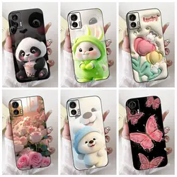For Motorola Edge 30 LIte Case Cute Panda Cartoon Cover Shockproof Soft TPU Phone Case For Motorola Edge 30 Neo Edge30 Lite Bags