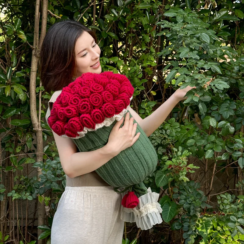 

Вязаное одеяло, удобная подушка для сна, букет, длинное мягкое толстое портативное одеяло, текстильное украшение для дома, спальни