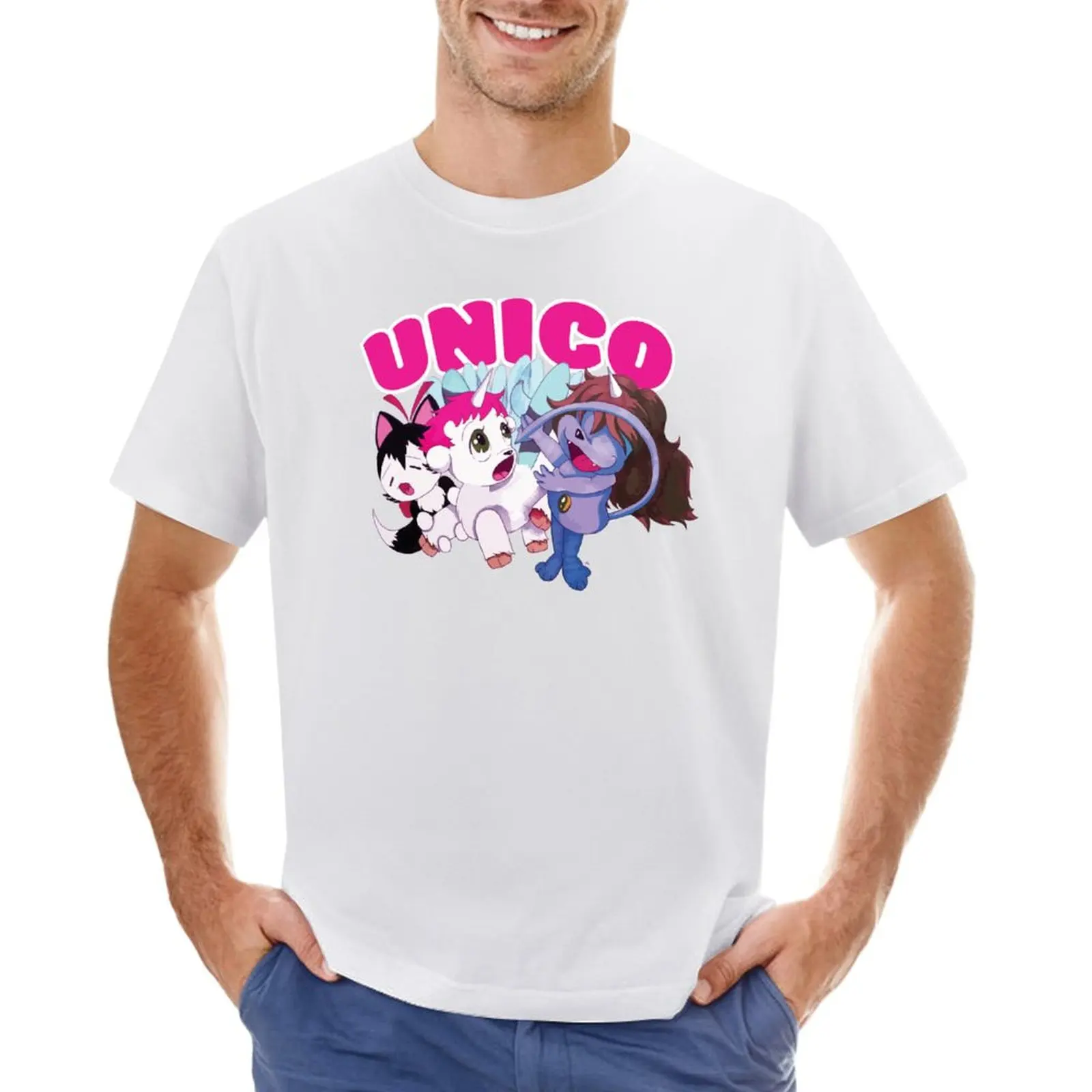 

Unico and Beezel T-shirt for a boy oversizeds customizeds blanks men clothings