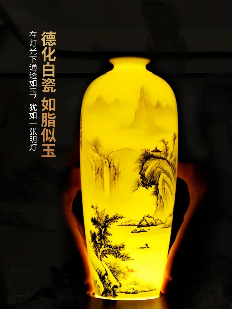 

Декоративная керамическая ваза ручной росписи, классическая домашняя гостиная, ТВ-тумба